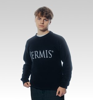 Feinstrickpullover mit Jermis-Schriftzug